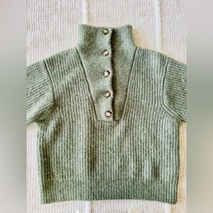 Sezane Micky Jumper in Green XS EUC No Flaws!